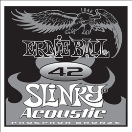 Струна для акустичних гітар ERNIE BALL .042 Slinky Acoustic P01842, image 